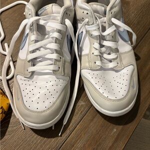 Nike Air White and Light Gray Sneakers